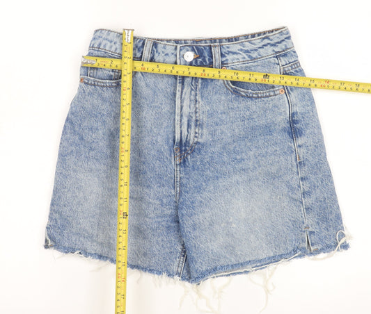 Denim Co. Women’s Blue Cut-Off High Rise Denim Shorts Size 6