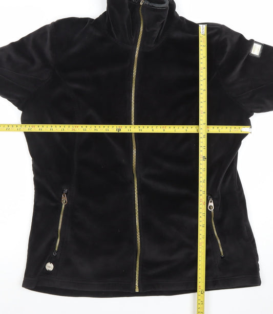 Regatta Great Outdoors Womens Black Fleece Full Zip Jacket UK 16