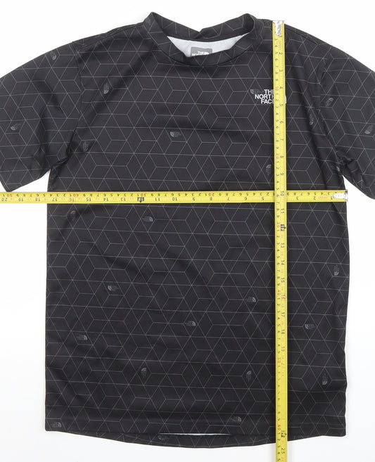 The North Face Boys Black 14 Years Short Sleeve Pullover T-Shirt