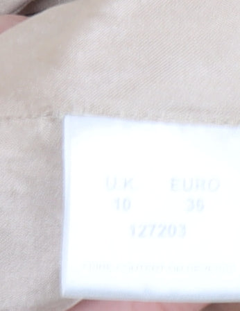 Eastex Women’s Beige Quilted Mid-Length Polyester Jacket UK 10