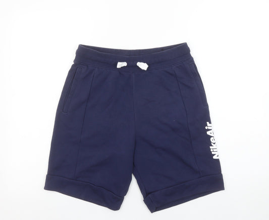 Nike Boys Blue XL Sweat Shorts Gym Training Casual Activewear