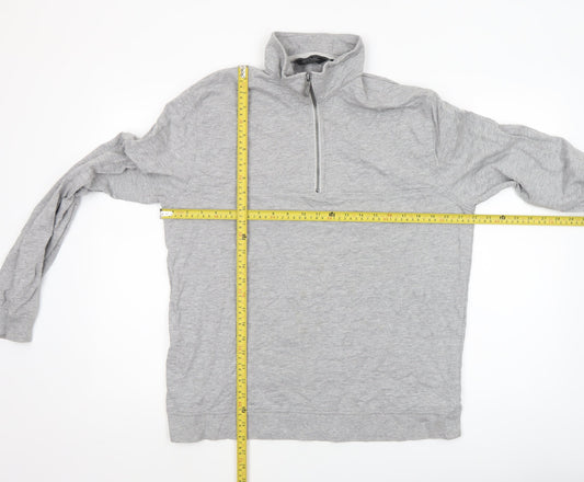Regatta Men’s Grey XL 1/4 Zip Sweatshirt Lightweight Top