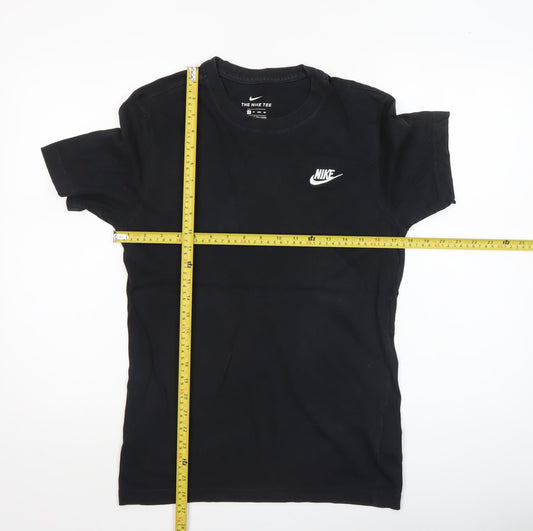Nike Men's Black XS Cotton Crew Neck Short Sleeve T-Shirt