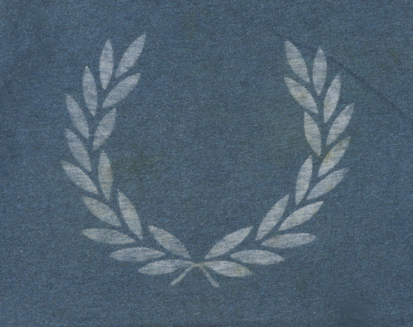 Fred Perry Men's Blue Crew Neck Cotton Laurel Wreath T-Shirt L