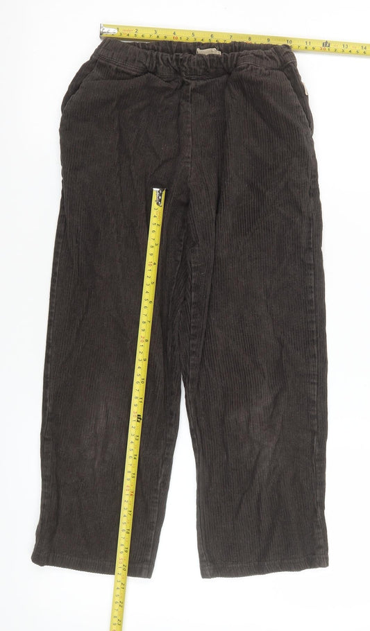 Wheat Boys Brown Corduroy Chino Trousers 8 Years Elastic Waist Winter