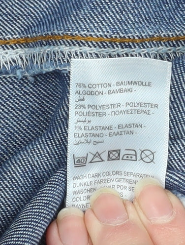 Peacocks Women’s Blue Skinny Jeans Size 12 Stretch Denim