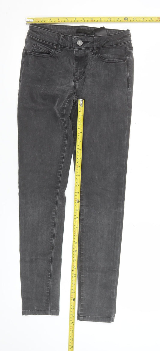 Uniqlo Womens Grey Skinny Jeans Size 22 Slim Fit Denim