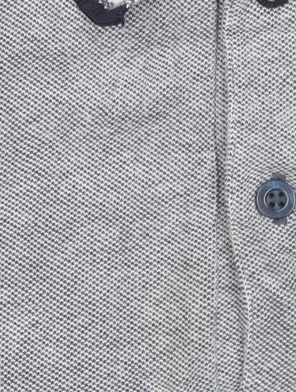 Fred Perry Men's Grey Cotton Polo Shirt Size S Short Sleeve