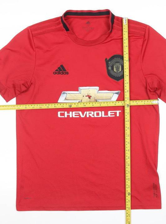 Adidas Men’s Red Manchester United Football Jersey M