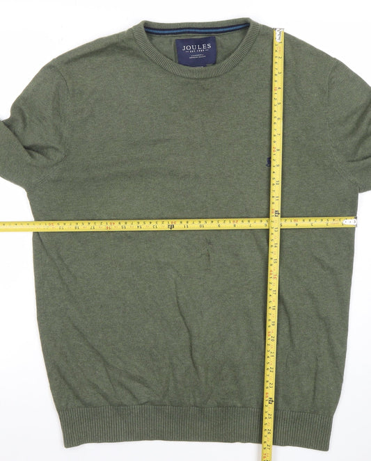 Joules Mens Green Medium Cotton Crew Neck Jumper