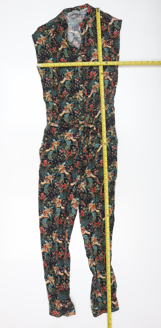 Alfred & Sisters Women’s Multicoloured Floral Viscose Jumpsuit Size S