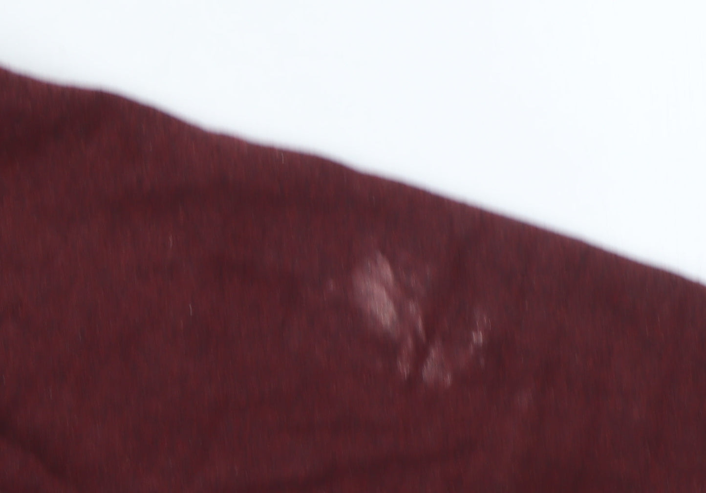 Jack Wills Women's Burgundy Full Zip Hoodie Size 8 Cotton Blend