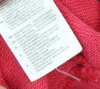 Additional view of Adidas Women's Pink Crew Neck Pullover Sweatshirt UK 8