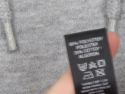 Dunnes Stores Women Grey Pullover Hoodie Size Large Sweatshirt