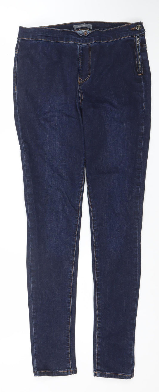 Additional front view of Principles Women Blue Slim Fit Stretch Skinny Jeans, size 10