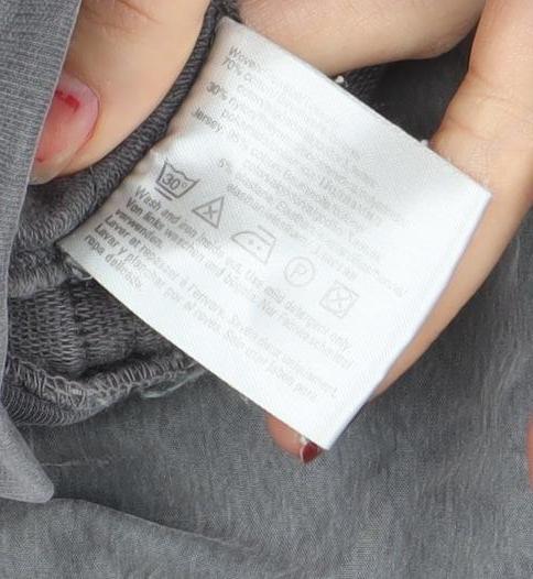 Hugo Boss Mens Grey Cotton Bomber Jacket Size M Casual Lightweight