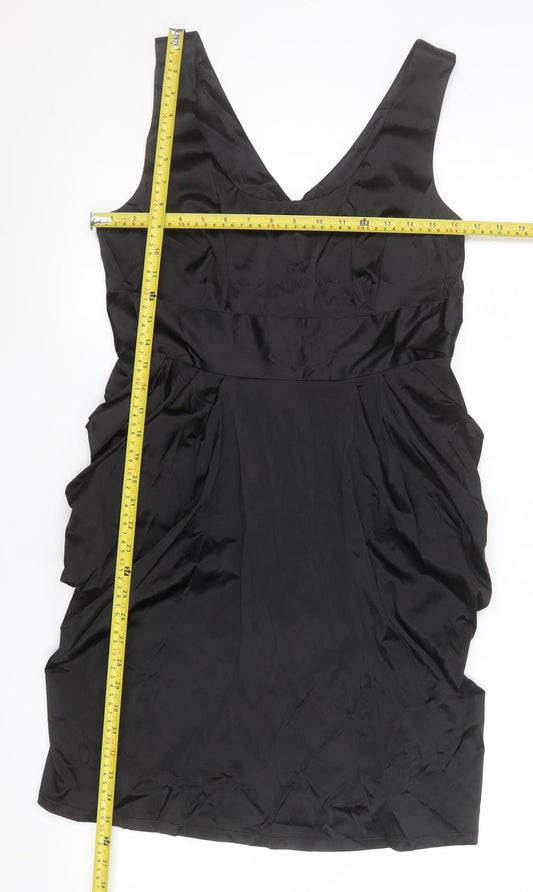 Ribbon Women’s Black Size 12 Sleeveless Bodycon Dress
