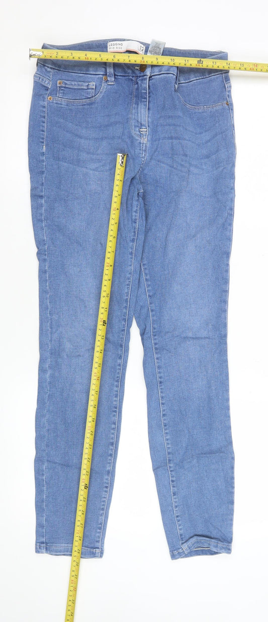 Next Women’s Blue Mid Rise Jegging Jeans Size 12 Slim Fit
