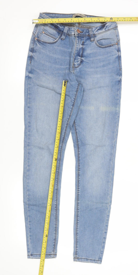 Denim Co. Womens Blue Skinny Stretch Jeans Size 10 Regular Fit