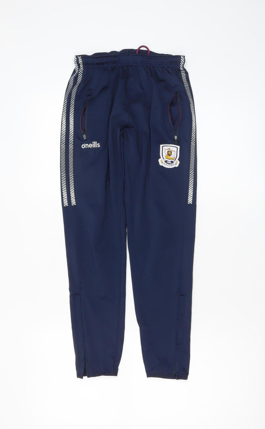 Additional front view of O'Neill boys’ blue 9-10 years track pants football activewear trousers
