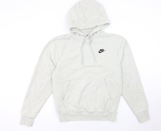 Nike Men's Beige Pullover Hoodie XS Fleece Sportswear