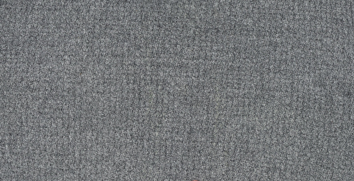 Additional view of Mantaray men’s grey 2xl cotton crew neck waffle knit jumper