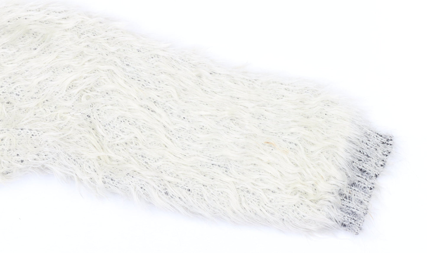 Inspire Collection Women’s Ivory Panda Fuzzy Knit Jumper L/XL Pullover