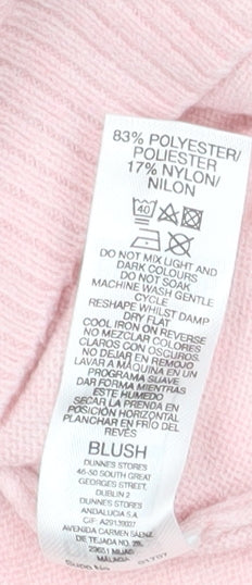 Additional view of Dunnes women’s pink roll neck jumper medium