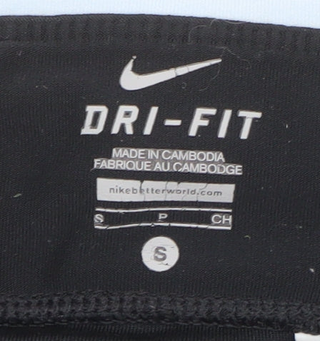 Nike Womens Black Dri-FIT Running Skort S Polyester Blend