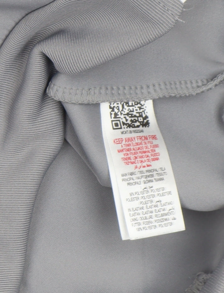 McKenzie Boys Grey Full Zip Hoodie 8-10 Years Colourblock Design