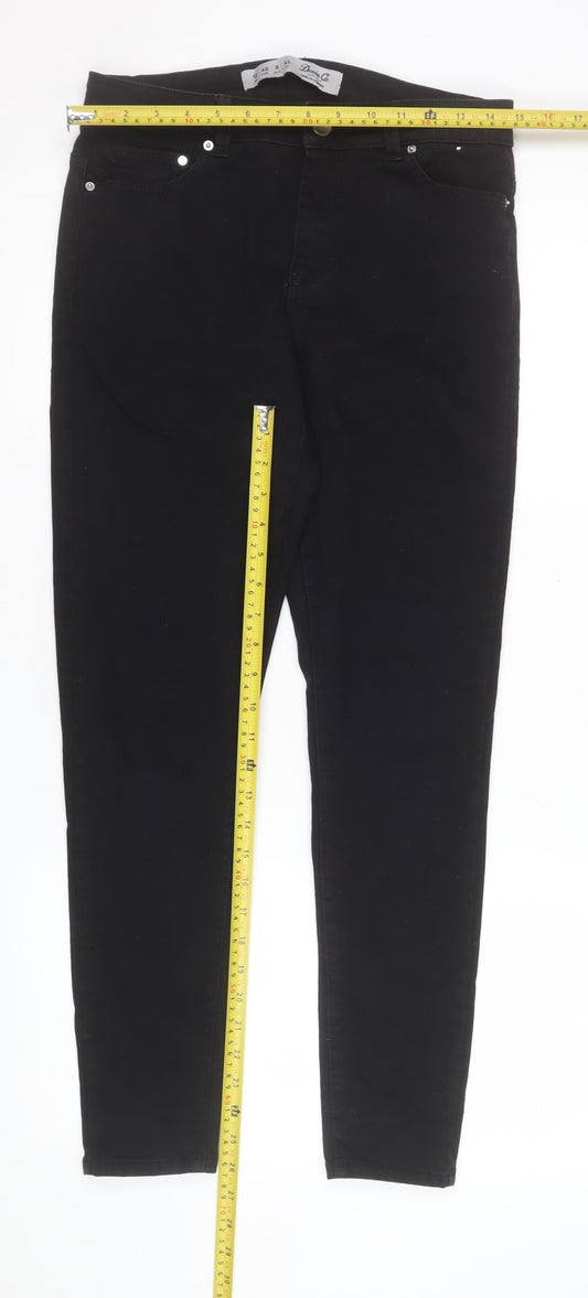Denim Co. Women’s Black Skinny Jeans Size 12 Regular 32in Leg