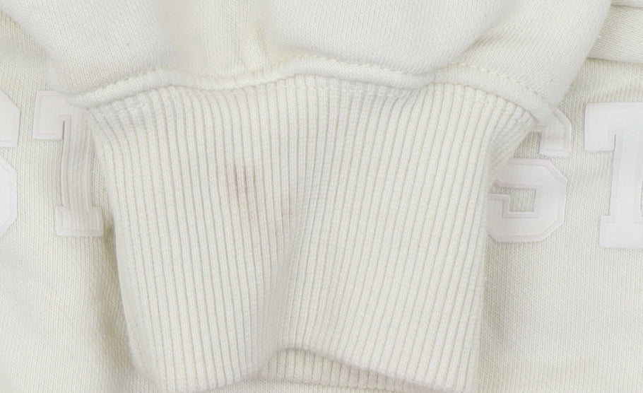 Dunnes Stores Womens Beige Cotton Blend Pullover Sweatshirt S