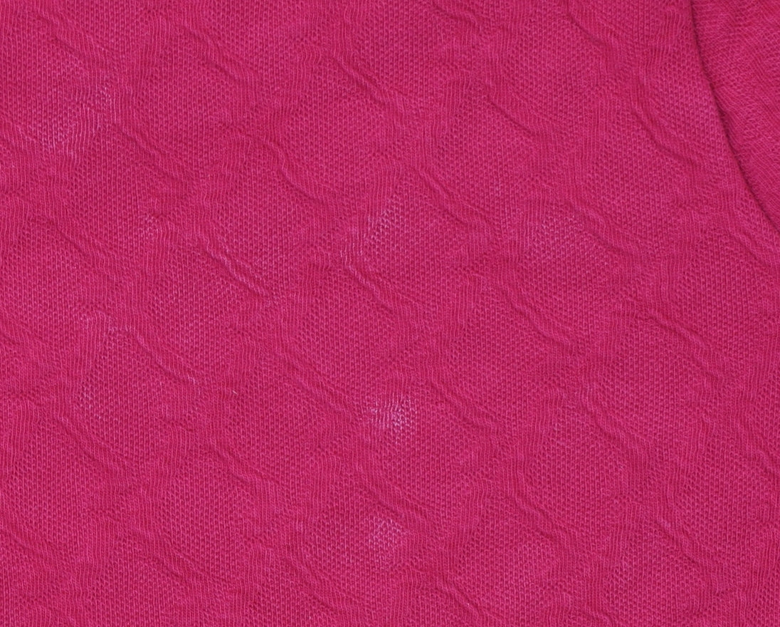 Additional view of Gallery Women’s Red Long Sleeve Cotton Blend Jersey Blouse, size UK 12