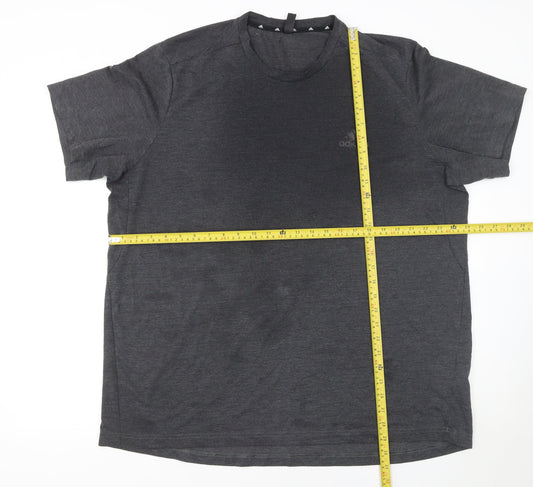 Adidas Men’s Grey 2XL Aeroready Primegreen Sports T-Shirt