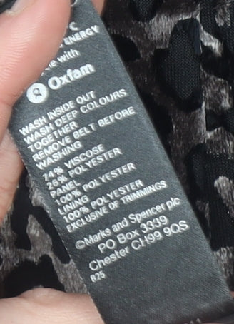 Marks and Spencer Women’s Animal Print Midi A-Line Skirt Size 20