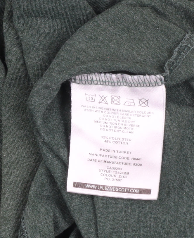 Lyle & Scott Men's Green XXL Crew Neck Short Sleeve T-Shirt