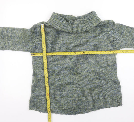Nice Things Paloma S Women Green Roll Neck Wool Alpaca Jumper Size S