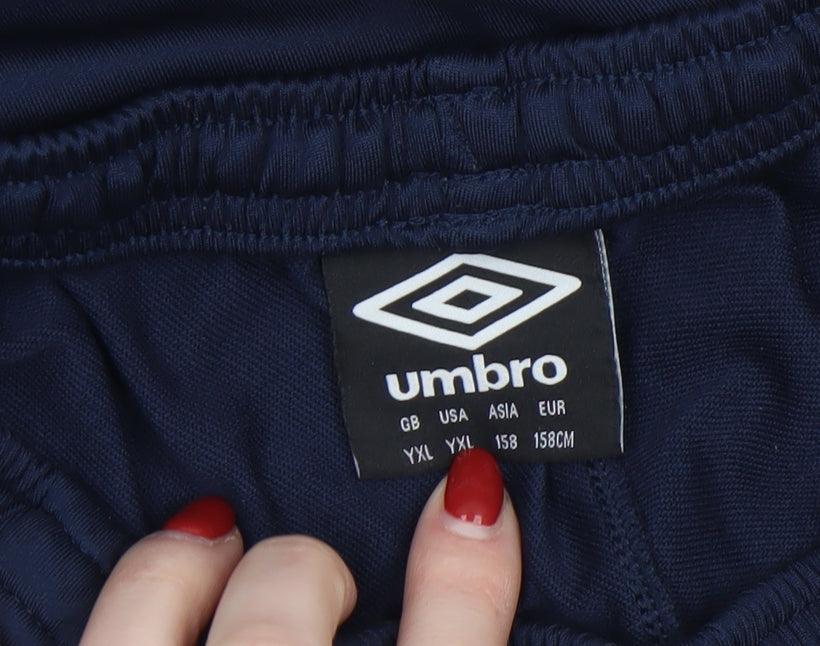 Additional view of Umbro boys’ blue ireland football jogger trousers 13 years 158cm