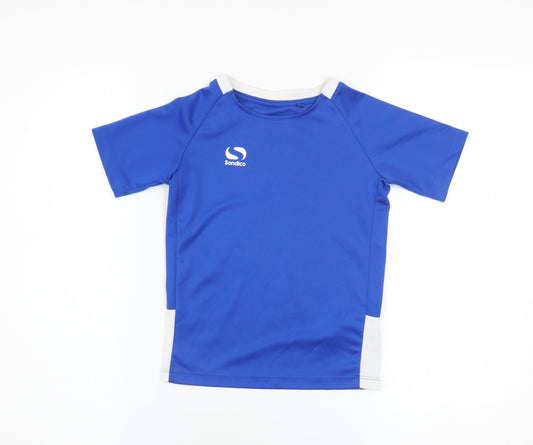 Additional front view of Sondico boys’ blue short sleeve sports t-shirt 5-6 years