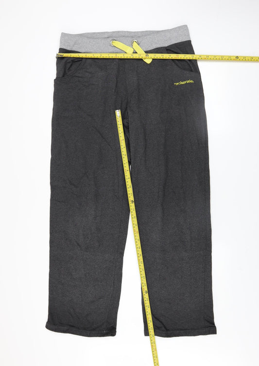 McKenzie Men's Grey Sweatpants M Regular Fit Drawstring Activewear Trousers