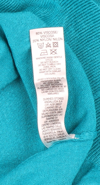 Additional view of St. Bernard Women’s Blue 2XL Pullover Knit Short Sleeve Jumper