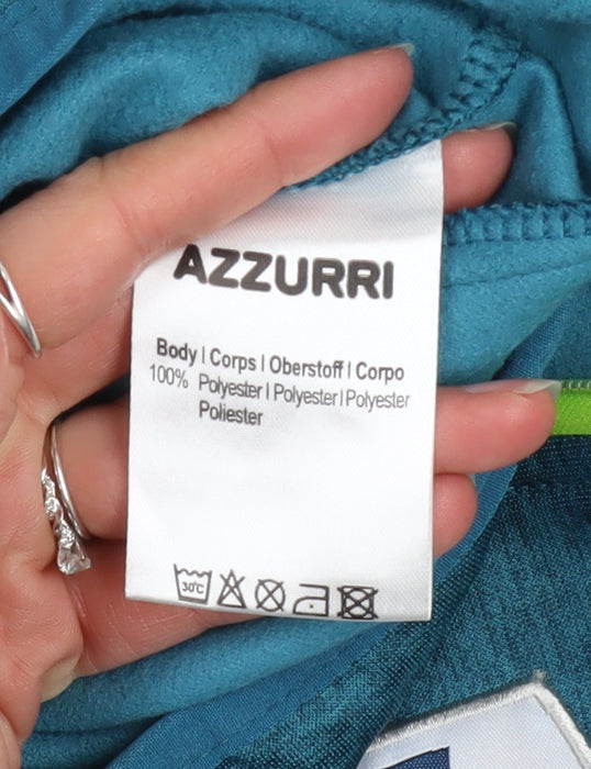 Additional view of Azzurri boys’ blue graphic 1/4 zip pullover sweatshirt 2 years