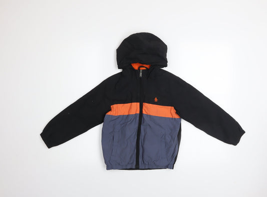 Additional front view of Original Penguin boys’ multicoloured 6-7 years hooded puffer jacket