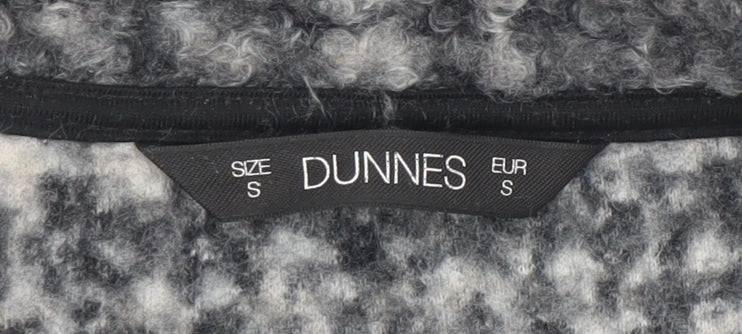 Additional view of Dunnes Women Grey Check Mid-Length Coatigan, size S