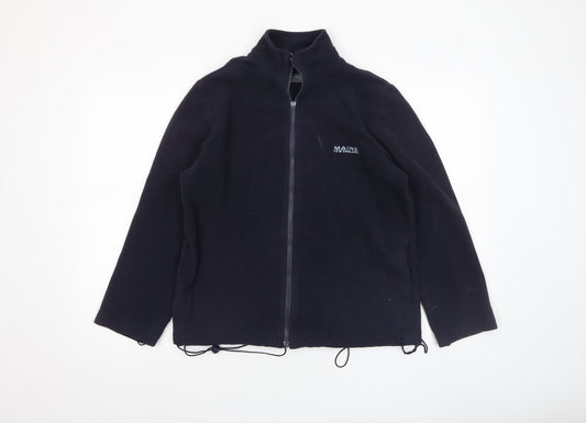 Additional front view of Maine New England Women's Blue Fleece Full Zip Jacket, size 12
