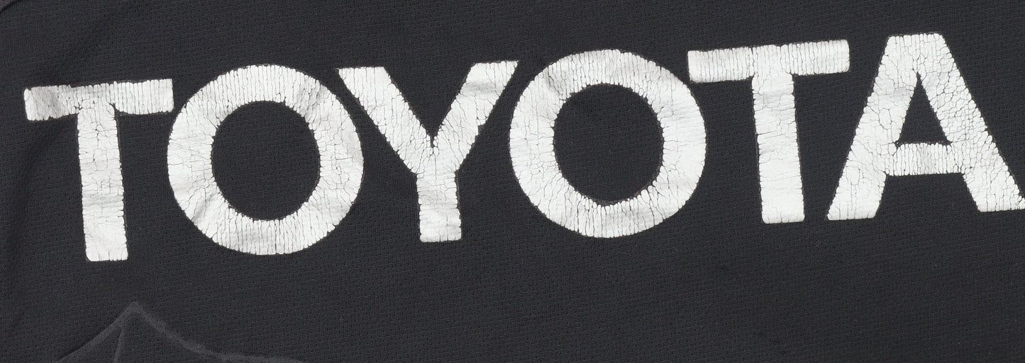 Adidas Boys Black Beşiktaş Football Jersey T-Shirt 13-14 Years Lightweight