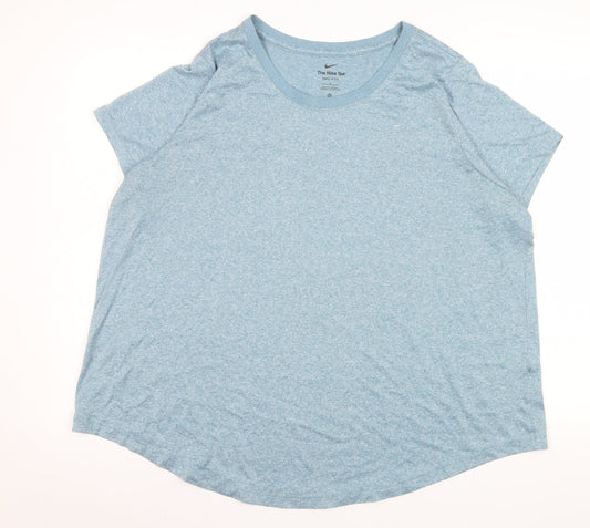 Nike Men's Blue Dri-FIT Crew Neck Short Sleeve T-Shirt XL