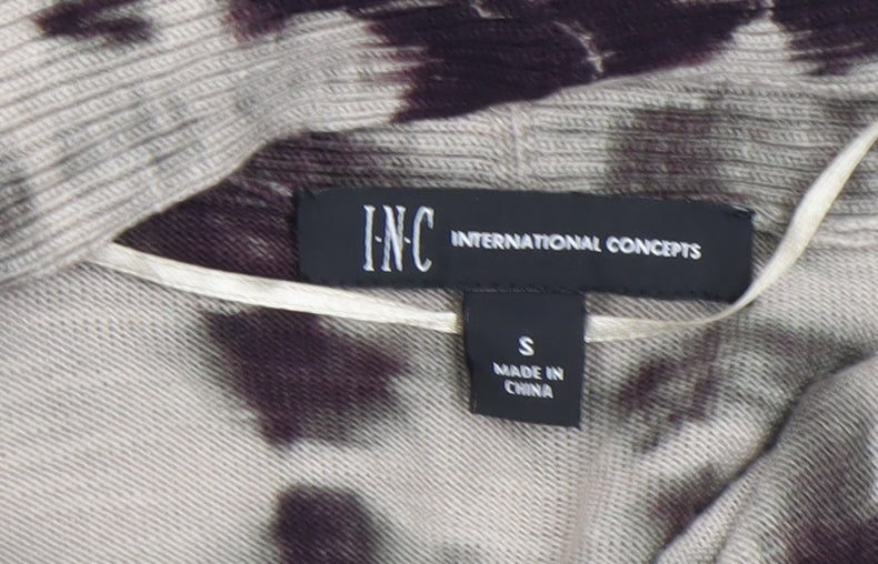 INC International Concepts Women's Multicoloured Tie-Dye Cardigan Size S