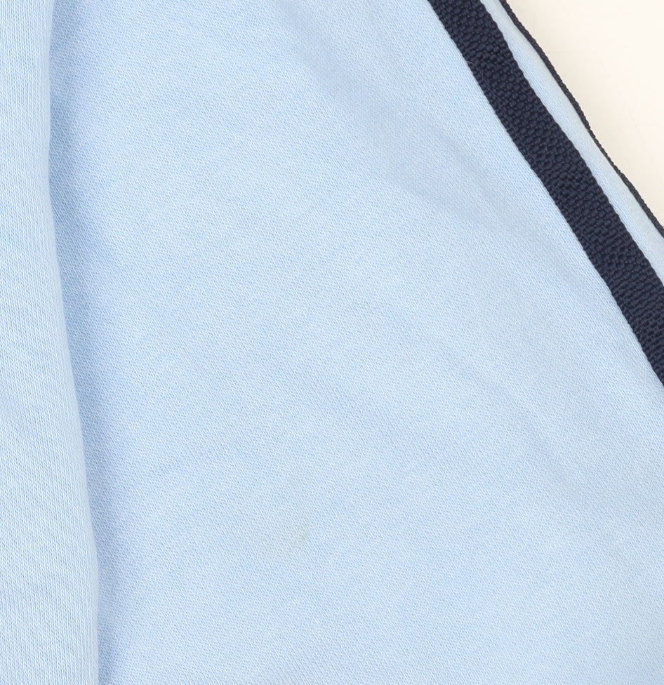 Additional view of Adidas boys’ blue crew neck pullover sweatshirt 14-15 years logo jersey
