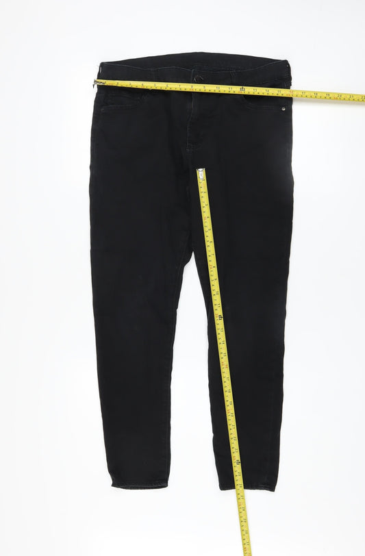 Topshop Moto Black Skinny Jeans Men’s W34 L30 Slim Fit